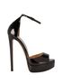 Jimmy Choo Black Max Heels, &pound;150, Shoes, Black, Patent Leather, Front view