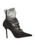 Jimmy Choo Lavish 100 Tulle Sock Heels, front view