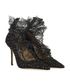 Jimmy Choo Lavish 100 Tulle Sock Heels, side view