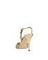 Jimmy Choo Sparkle Slingbacks, back view