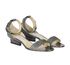 Jimmy Choo Edina 35 Glitter Sandals, side view