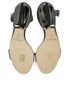 Jimmy Choo Edina 35 Glitter Sandals, top view