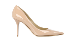 Jimmy Choo Pumps, Patent, Beige, UK4.5, 3*