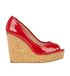 Jimmy Choo Peep Toe Wedges, front view