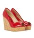Jimmy Choo Peep Toe Wedges, side view