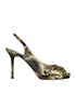 Jimmy Choo Snakeskin Sandals, front view