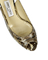 Jimmy Choo Snakeskin Sandals, other view