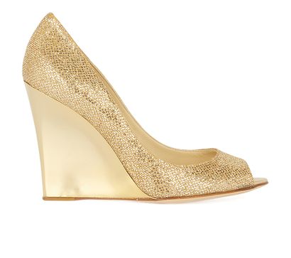 Jimmy Choo Peep Toe Wedges, front view