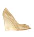 Jimmy Choo Peep Toe Wedges, front view