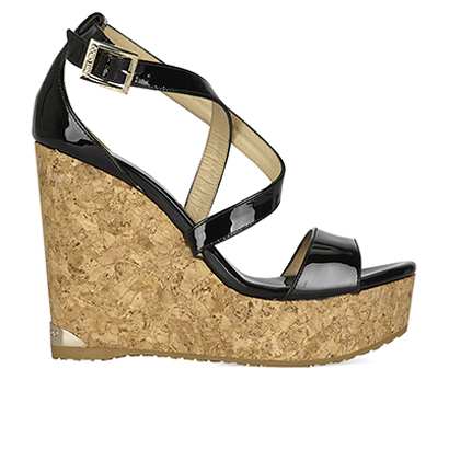 Jimmy Choo Cork Wedges, front view