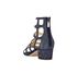 Jimmy Choo Ren 35 Denim Sandals, back view