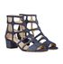 Jimmy Choo Ren 35 Denim Sandals, side view