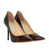 Jimmy Choo Leopard Print Heels, side view