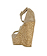 Jimmy Choo Cork Wedge Sandals, back view