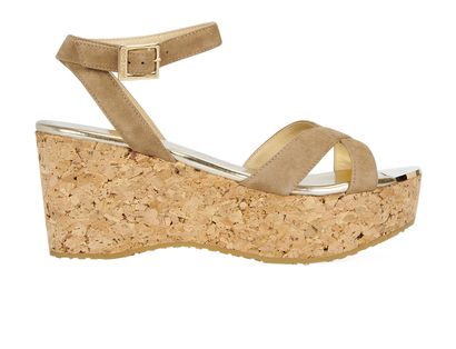 Jimmy Choo Suede Wedges, front view
