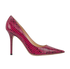 Jimmy Choo Abel Snake Embossed Pumps, front view