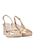 Jimmy Choo Cork Wedges, side view
