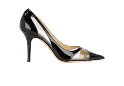 Jimmy Choo Bertie Heels, Patent, Black, UK3, B/DB, 3*