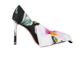 Jimmy Choo x OFF-White Mary Bow Heels, Silk, Pink/Black, UK4, DB/B, 3*