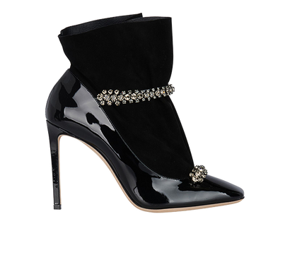 Jimmy Choo Maruxa 100 Crystal Heels, front view
