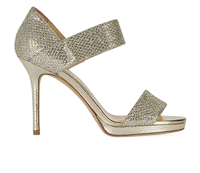 Jimmy Choo Alana Glitter Heels, front view