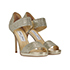 Jimmy Choo Alana Glitter Heels, side view