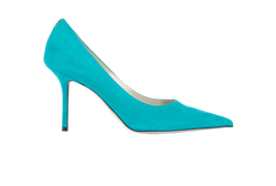 Jimmy Choo Love 85, Suede, Peacock, UK7, B/DB, 3*
