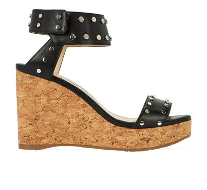 Jimmy Choo Studded Wedges, front view