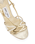 Jimmy Choo Gold Strap Sandals, other view