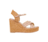 Jimmy Choo Cross Over Pearl Wedges, £180, Shoes, Pink, Leather, Front view