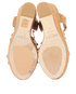 Jimmy Choo Cross Over Pearl Wedges, £180, Shoes, Pink, Leather, Top view