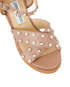 Jimmy Choo Cross Over Pearl Wedges, £180, Shoes, Pink, Leather, Other view