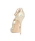 Jimmy Choo Tyne 120 Metallic Sandals, back view