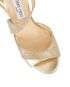 Jimmy Choo Tyne 120 Metallic Sandals, other view