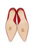 Jimmy Choo Romy 100 Court- UK8, &pound;150, Shoes, Red, Suede, Top view