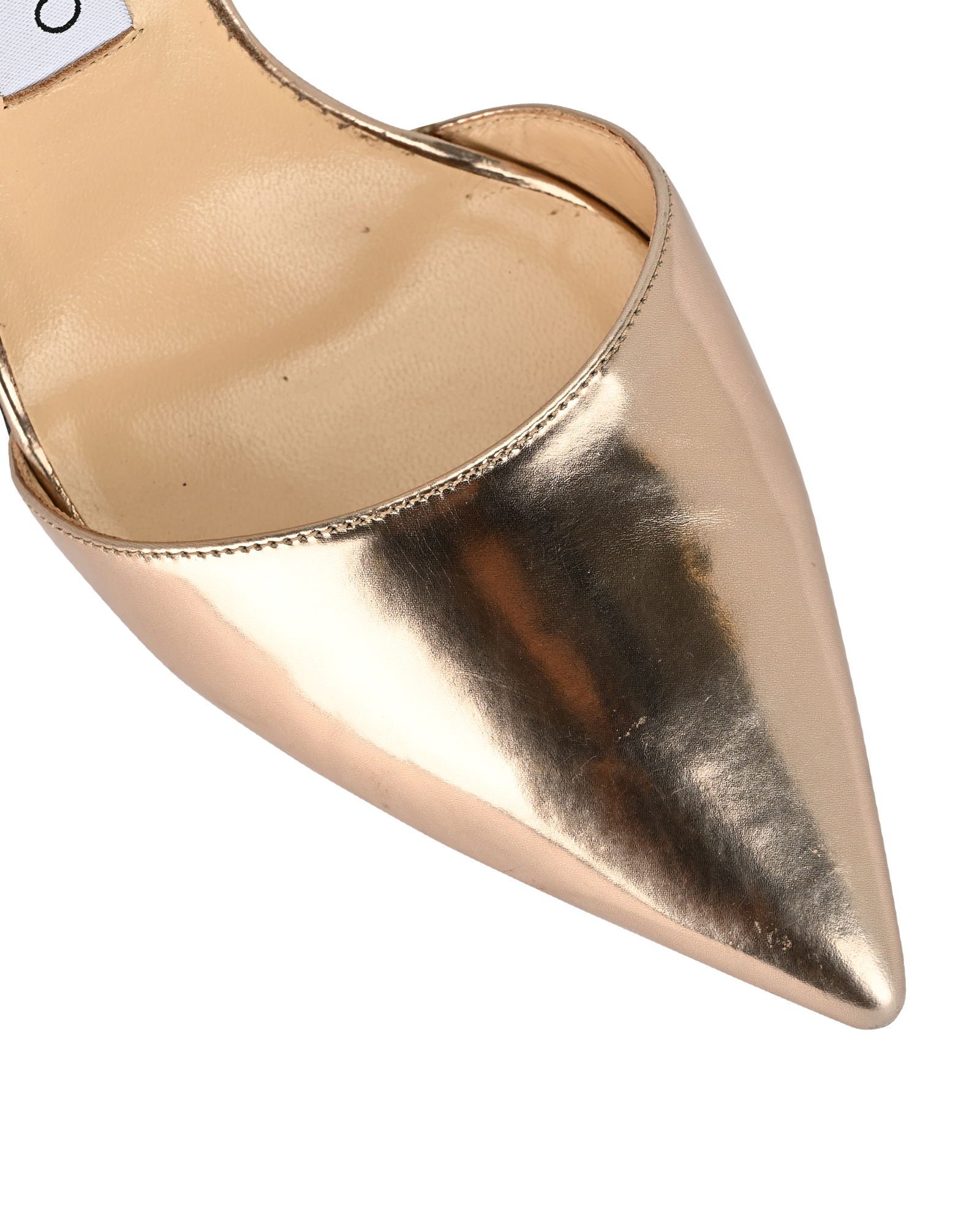 Jimmy Choo Tilly Slingback Pumps, &pound;220, Shoes, Rose Gold, Patent Leather, Other view