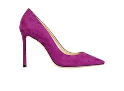 Jimmy Choo Romy 100, Suede, Purple, UK 3, DB, 2*