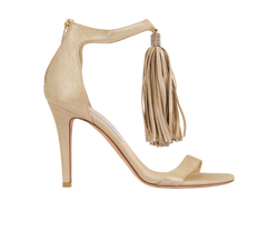Jimmy Choo Viola 100 Sandals, Leather, Beige, UK 7, 2*