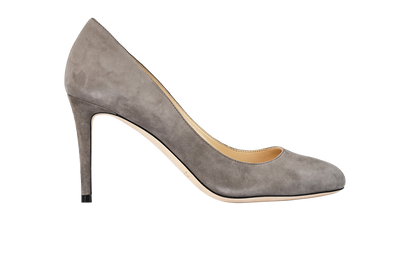 Jimmy Choo Bridget 85, &pound;250, Shoes, Taupe, Suede, Front view
