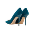 Jimmy Choo Abel Pumps, &pound;170, Shoes, Blue/Green, Suede, Back view