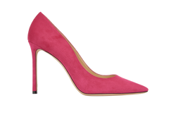 Jimmy Choo Romy 100 Pumps, Suede, Pink, UK8, 3*