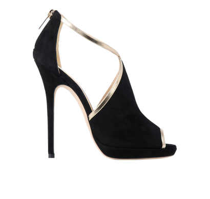 Jimmy Choo Fey Peep Toe Heels, front view