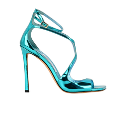 Jimmy Choo Azia 110, Patent, Blue, UK6, DB/B, 2*