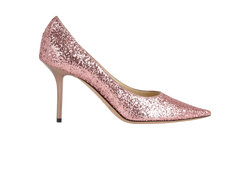 Jimmy Choo Glitter Romy 85, Sequins, Pink, UK5, B, 3*