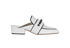 Jimmy Choo x YK Jeong Mules, front view