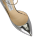 Jimmy Choo Lucy 100 Heels, &pound;280, Shoes, Silver, Patent Leather, Other view
