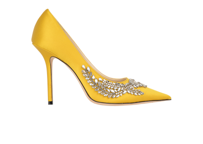 Jimmy Choo Satin Crystals Pumps, front view