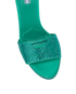 Prada Embellished Platform Heels, &pound;495, Shoes, Green, Satin, Other view