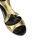 Lanvin Gold Strappy Ankle Heels, other view
