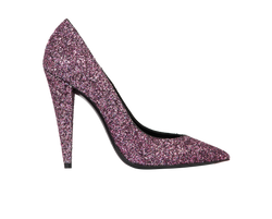 Saint Laurent Anja 110 Pumps, Glitter, Purple, UK6, B/DB, 3*